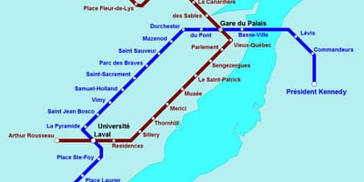 Quebec City subway kart